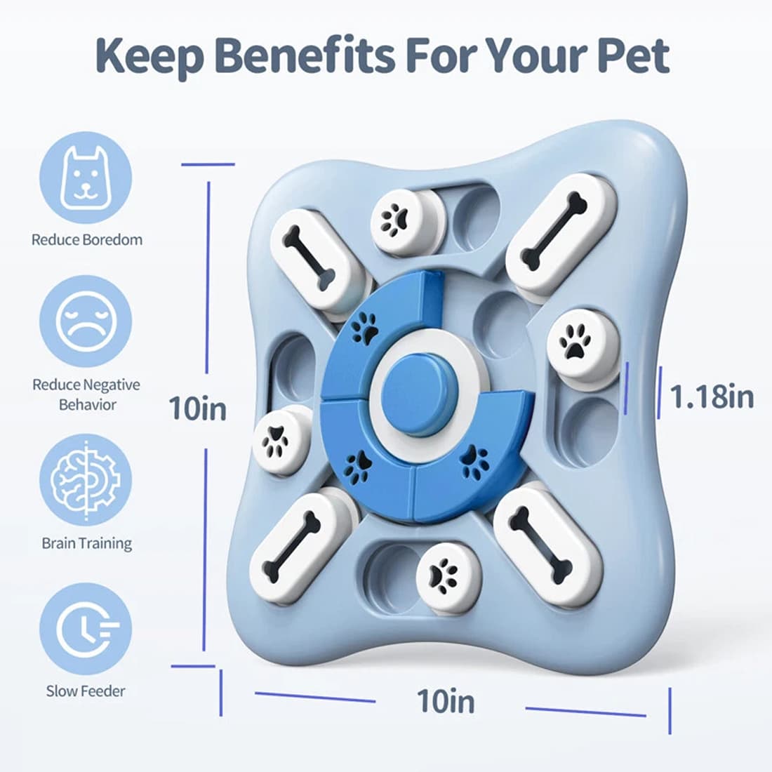 Puzzle à friandises pour chien
