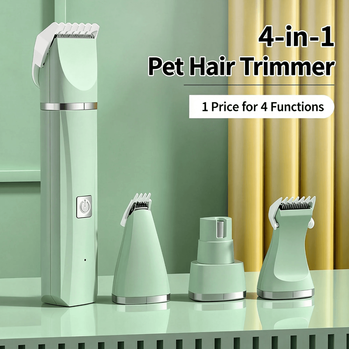 Kit toilettage silencieux 4 en 1