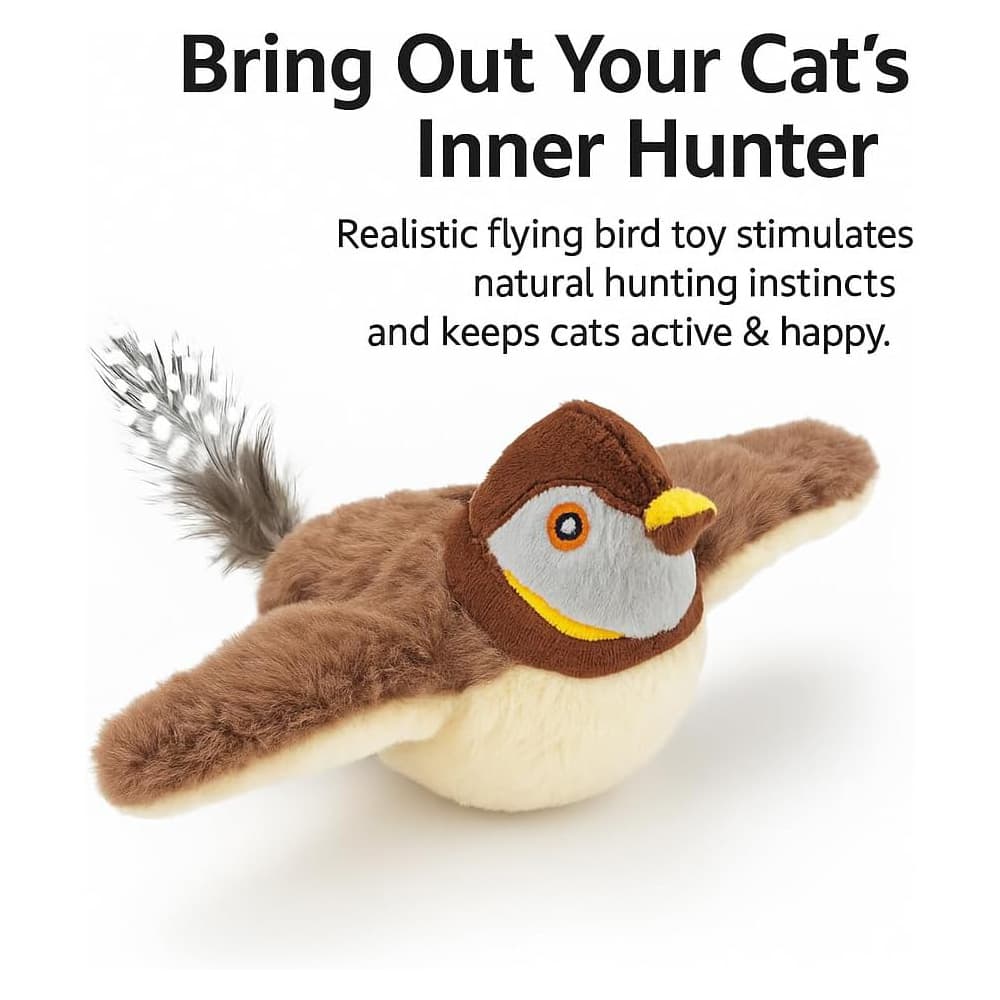 Oiseau battant rechargeable