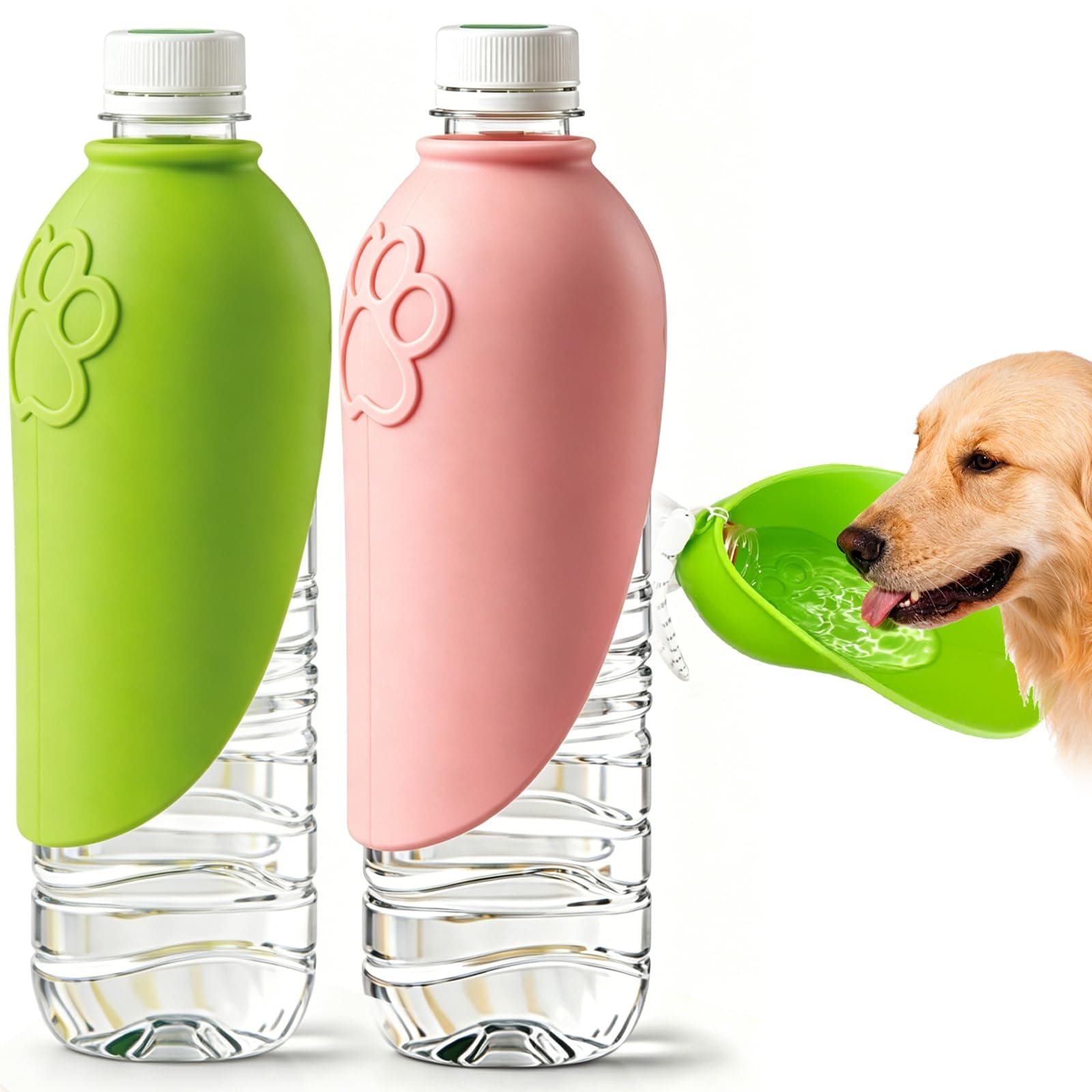 Gourde de promenade avec bol silicone